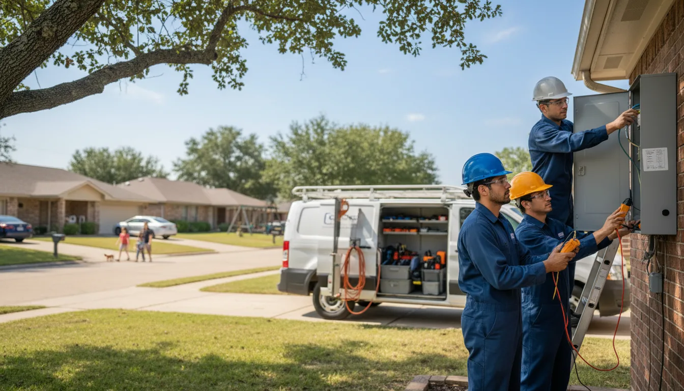 Certified electrician providing emergency electrical services in Smithdale, MS